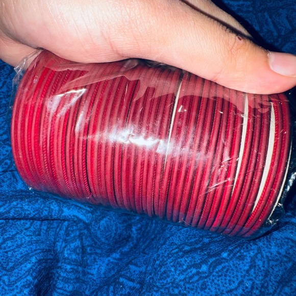 Red Bangles Set - Picture 3 of 3